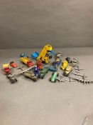 A selection of vintage Dinky toys