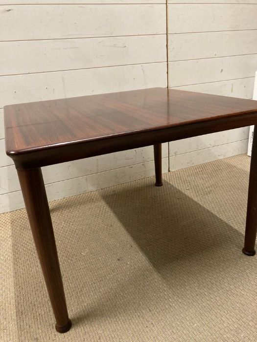 A Danish Rosewood coffee table by Vejle Stole & Mobelfabrik 1960's (H19.5cm W70cm D70cm)