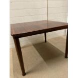 A Danish Rosewood coffee table by Vejle Stole & Mobelfabrik 1960's (H19.5cm W70cm D70cm)