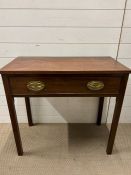 A George II style side table (H75cm W72cm D42cm)