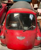 A Historic Heinkel Kabine Trojan 150 microcar. This 1963 Bubble car Registration number: TFO 662