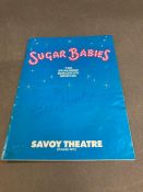 Sugar Babies Savoy Theatre programmes signed by Ann Miller, Michael Davis, Rhonda Burchmore,