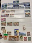 Two albums of World stamps