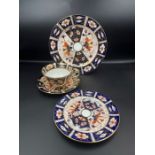 Royal Crown Derby Imari pattern (2451) selection of china to include plate, tea cup and saucer and