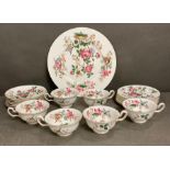 A part Wedgewood Charnwood tea service, six cups and saucers, six side plates and one dinner plate