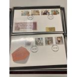 Three albums of Uk first day covers