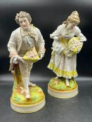 Two porcelain figures stamp to base