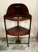 A mahogany wash stand AF