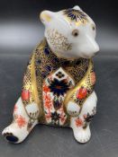 Royal Crown Derby Old Imari 1128 Honey Bear