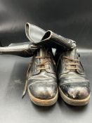 A pair of RAF flying boots size 8, dated 9/39