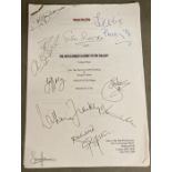 A signed Radio Script The Hitchhikers Guide to the Galaxy Tertiary Place Episode Six