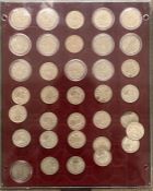 Thirty five florins 1937 - 1967, includes every silver coins pre -1947