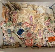 A selection of packets and loose World stamps, various countries and ages