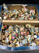 A large selection of figurine collectables Bears