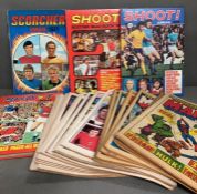 A selection of vintage annuals and comics