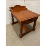 A carved bedside with drawer , Dutch style (W56cm H52cm D70cm)