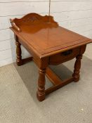 A carved bedside with drawer , Dutch style (W56cm H52cm D70cm)
