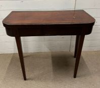 A folding card table (H76cm W90cm D46cm folded)