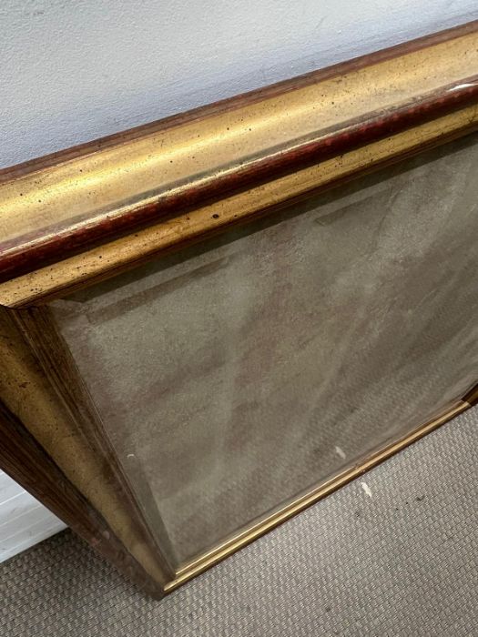 A gilt frame and foxed mirror (86cm x 104cm) - Image 2 of 2