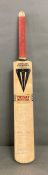 Duncan Fernley cricket bat signed by members of the England cricket team