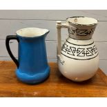 Two large china jugs