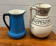 Two large china jugs
