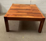 A square coffee table, Mid Century style (H40cm Sq77cm)