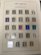 Two albums of Great Britain stamps, various ages