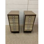 Two Bisley filing cabinets