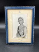 A rubber stamped signed photo of HRH Princess Mary, countess of Harewood, The Princess Royal (1897 -