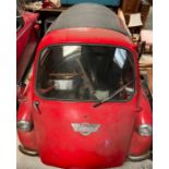 A Historic Heinkel Kabine Trojan 150 microcar. This 1963 Bubble car Registration number: TFO 662