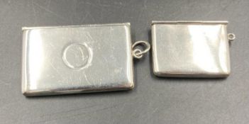 One silver single stamp case and one silver double stamp case (approx weight 20.0kg)