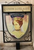 A Substantial pub sign along with frame 'The Queen Adelaide'