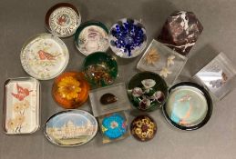 A selection of paper weights