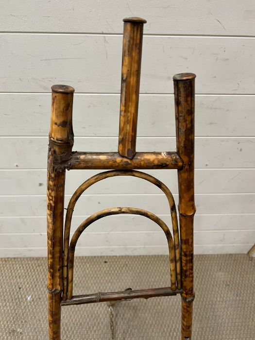 A Victorian bamboo floor standing easel (H115cm) - Image 2 of 3