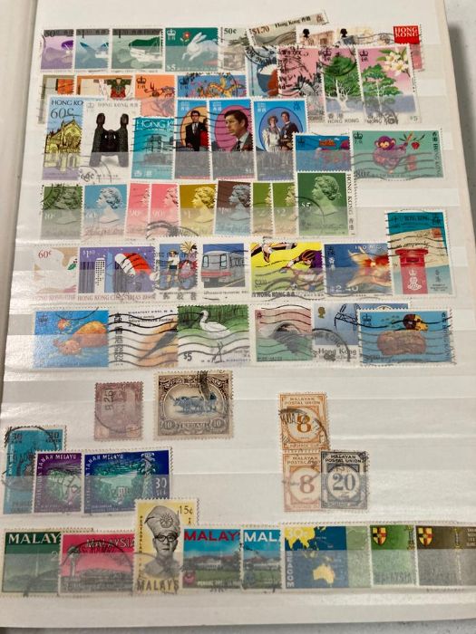 Two World stamp albums focussed on Asia, Europe and Africa - Image 2 of 34