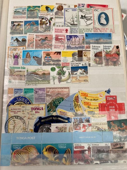 Two World stamp albums focussed on Asia, Europe and Africa - Image 12 of 34