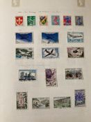 An album of French stamps 1960 onwards