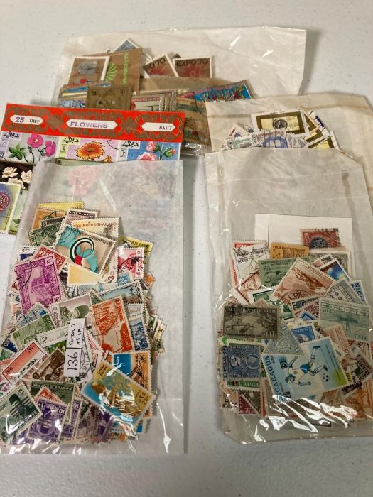 A large bag of multiple stamps bags, Internatonal. - Image 10 of 10