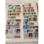 An extensive collection of five albums of Austrian stamps
