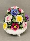 Aynsley china of flowers in bowl
