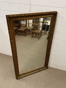 A gilt frame large wall mirror (70cm x 120cm)