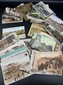 A selection of postcards with historical scenes
