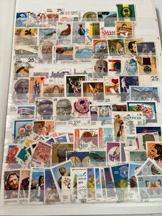 Two World stamp albums focussed on Asia, Europe and Africa - Image 11 of 34