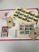 A packet of rare Italian stamps