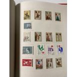 An album of Liechtenstein stamps