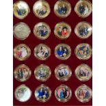 A Collectors Tray of The Duke and Duchess of Cambridge collector coins