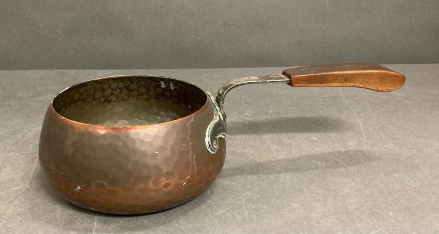 A Vintage Stockli Netstal copper pan.