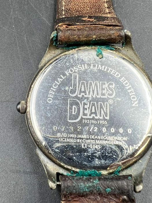 Movie memorabilia wrist watch "James Dean" 07327/2000 L1 1045 Fossil - Image 3 of 4