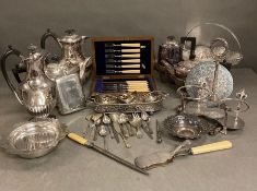 A large selection of quality silver plated items.